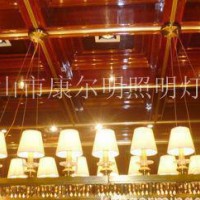 现代新中式长方形吊灯客厅餐厅灯书房灯布艺酒店别墅会所工程灯饰