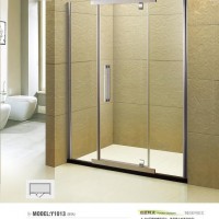 专业生产精美 简易不锈钢屏风式淋浴房