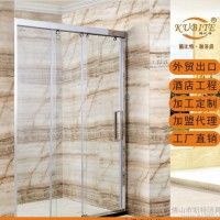 专业20年高端淋浴房制造 不锈钢钢折叠淋浴门、折叠淋浴屏风