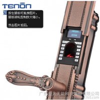 TENON亚太天能指纹锁 实木门锁 欧式门锁把手双开大门锁F2160